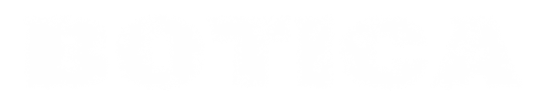 Botica studio footer logo in white